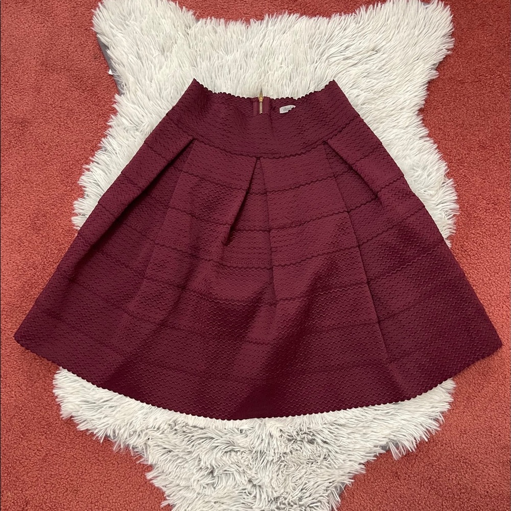 Charlotte Russe high waist Structured A line skirt